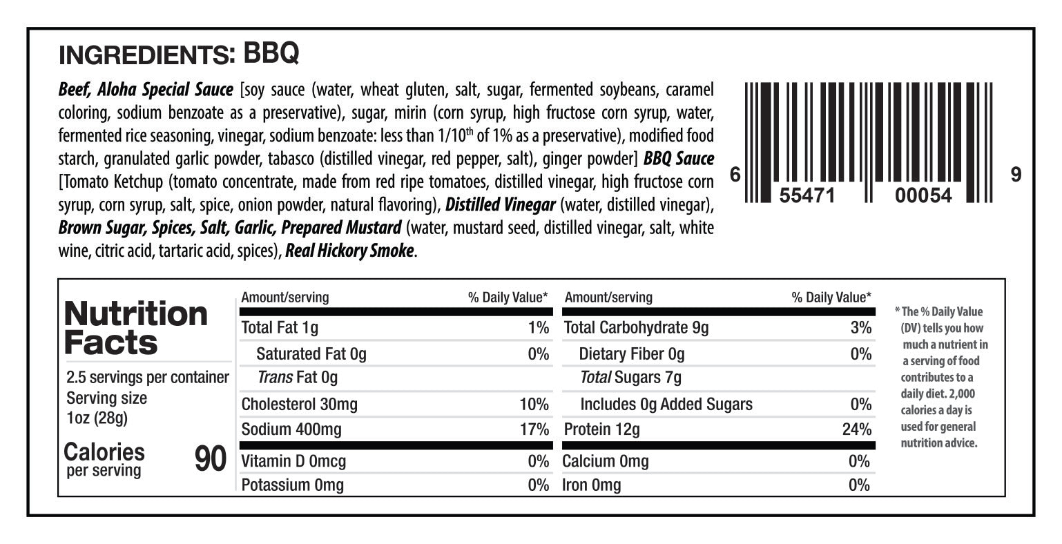 Bar-B-Que | Avalon Meat Candy