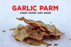 Crispy Thin Garlic Parm (Two sizes available, $20 or $8.50)