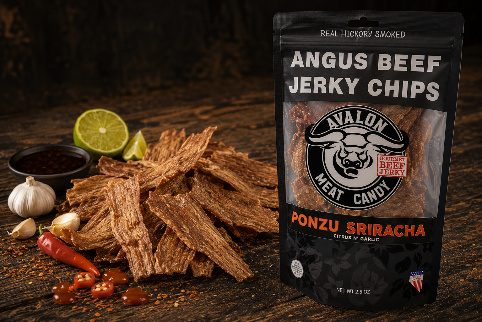 Crispy Thin Ponzu Sriracha