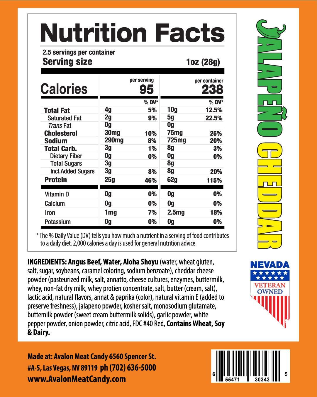 Crispy Thin Jalapeño Cheddar (Two sizes available, $20 or $10)