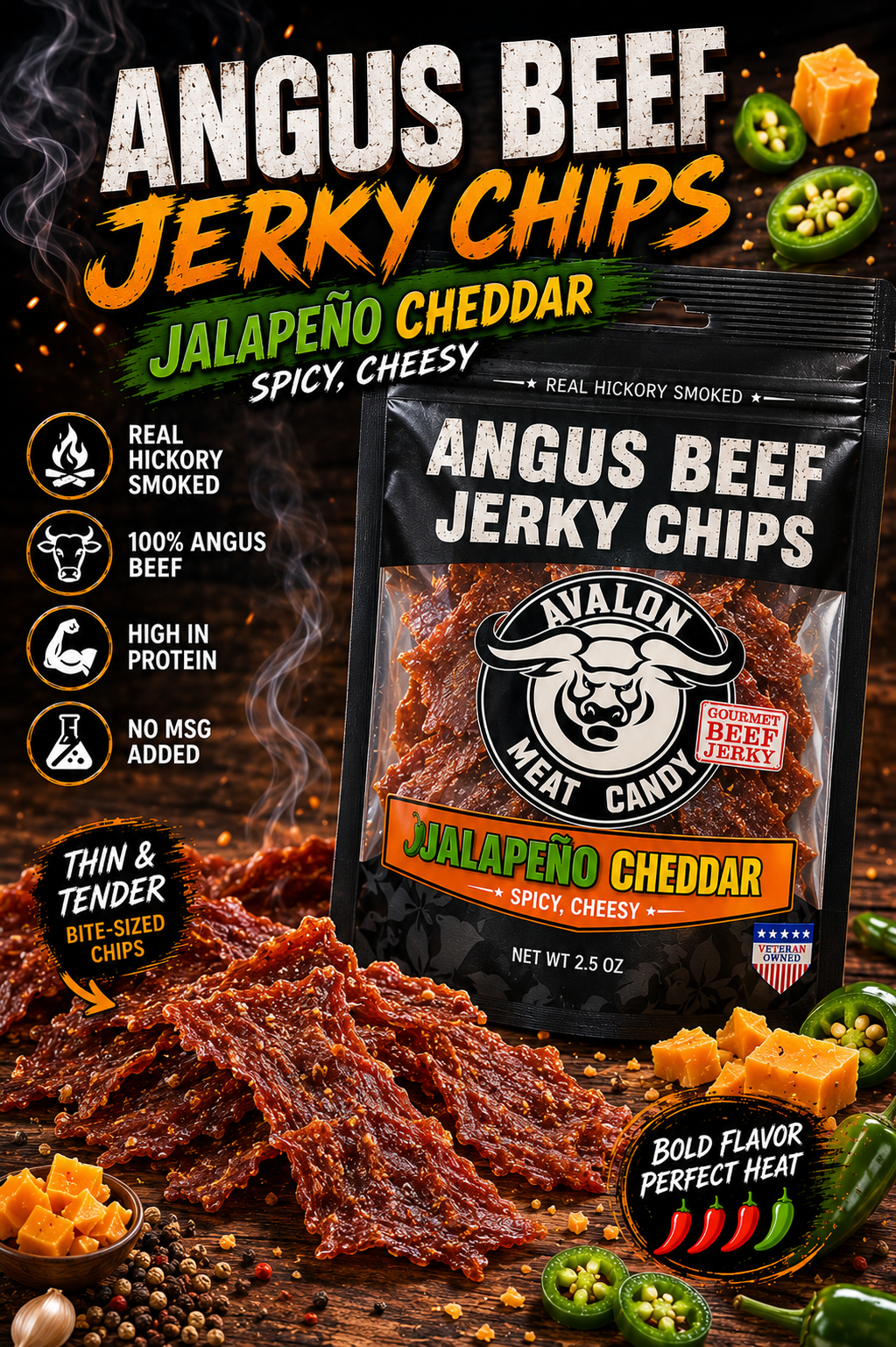 Crispy Thin Jalapeño Cheddar