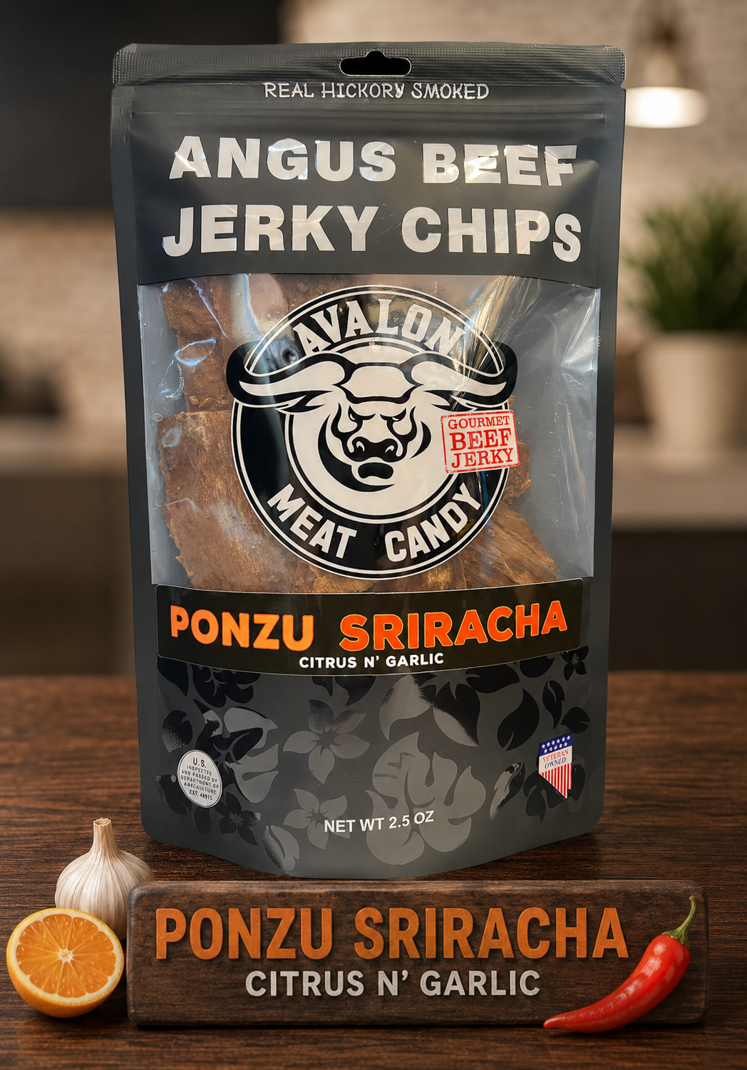Crispy Thin Ponzu Sriracha