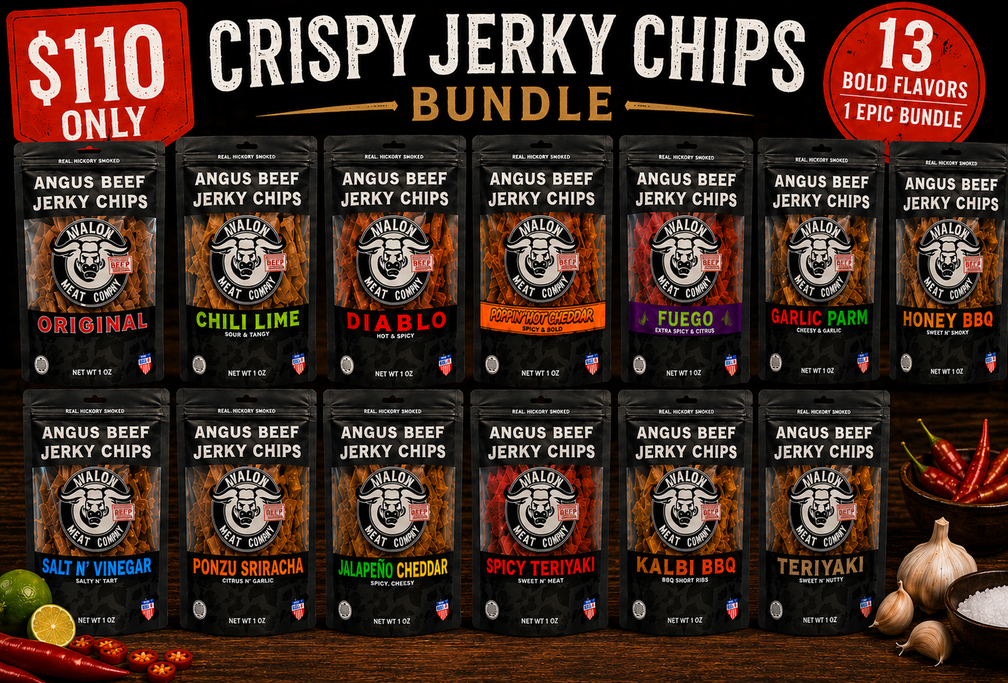 Crispy Jerky Chips